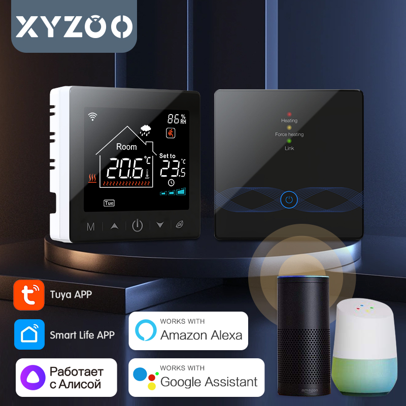 Smart Home Package - WiFi Tuya Wireless Thermostat for Gas