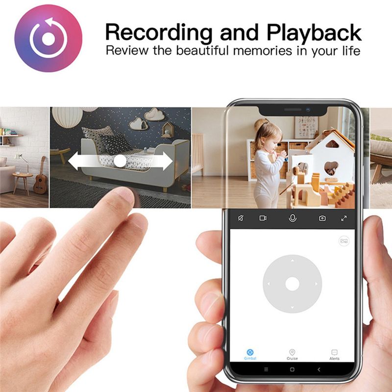 Smart Home Monitoring - Essential Indoor Wifi Tuya Camera, Baby