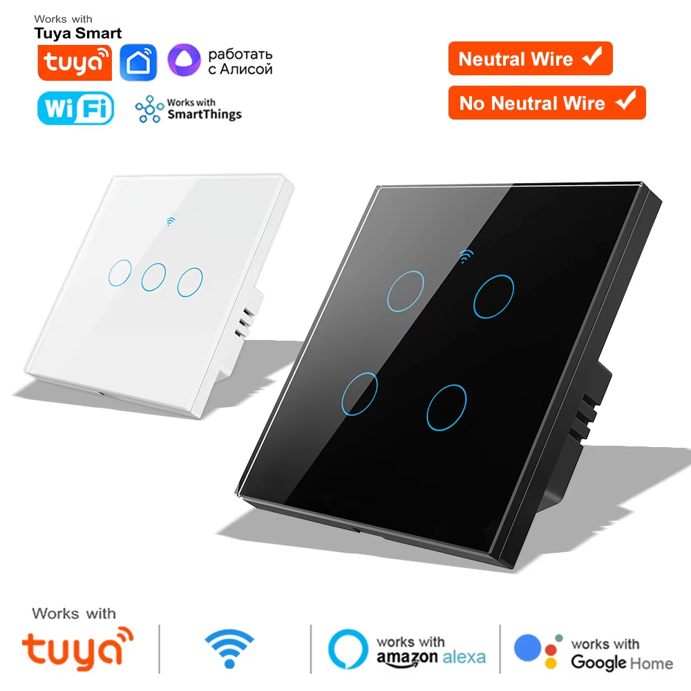 Smart Home Switch - WiFi RF 433mhz Touch Wall Light