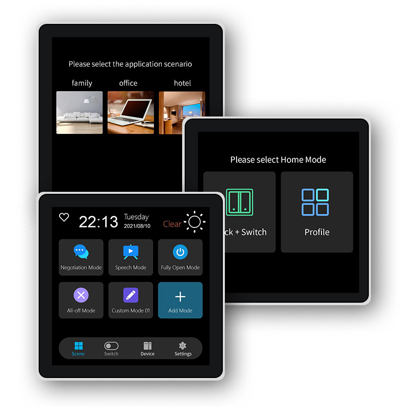 Smart Home Monitoring - FUERS 4 Inch Touch Screen Multi-functional