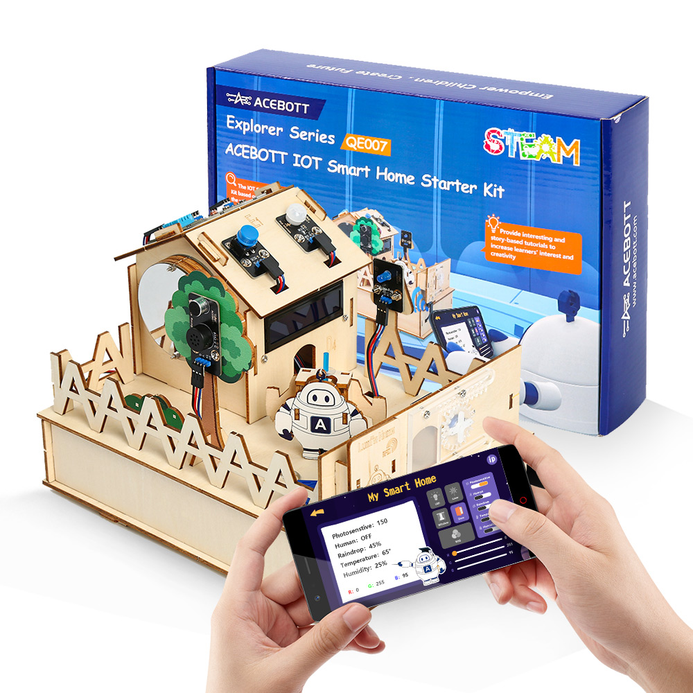 Smart Home Arduino Project - ACEBOTT DIY Smart Home Kit for