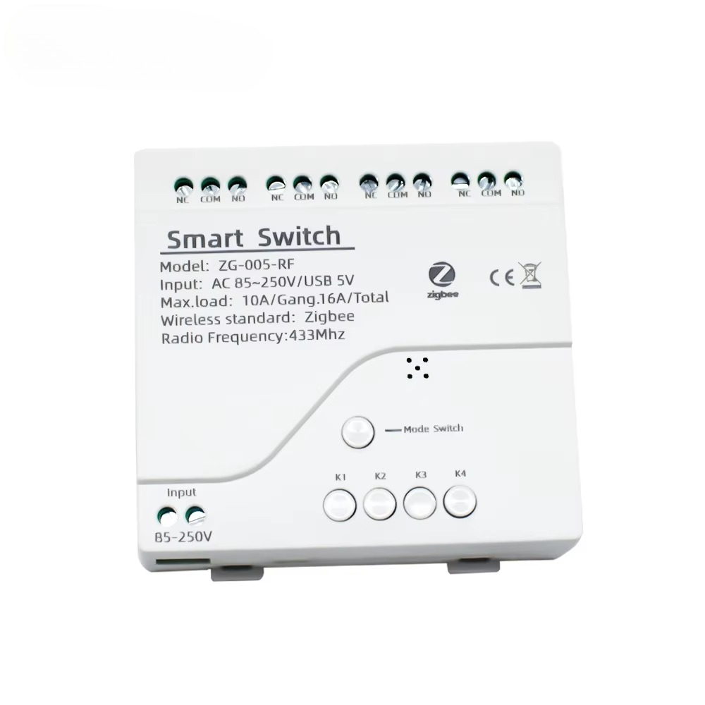 Smart Home Switch - Tuya 4CH Zigbee Switch Relay Module
