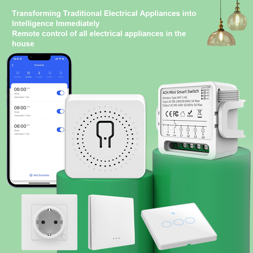 Tuya WiFi Smart Switch 1/2/3/4 - огляд і ціна Smart Home Switch