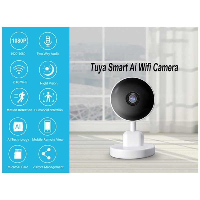 Essential Indoor Wifi Tuya Cam - огляд і ціна Smart Home Monitoring
