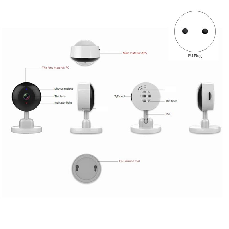 Essential Indoor Wifi Tuya Cam - огляд і ціна Smart Home Monitoring