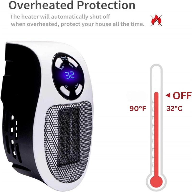 Eco Plug in Electric Heater Wa - огляд і ціна Smart Bathroom Fan