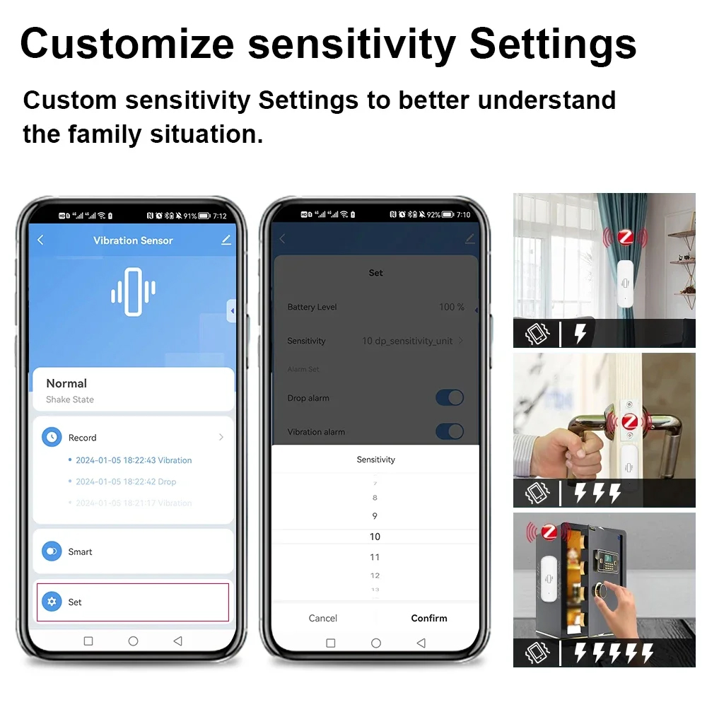 Smart ZigBee Vibration Sensor  - огляд і ціна Smart Home Monitoring