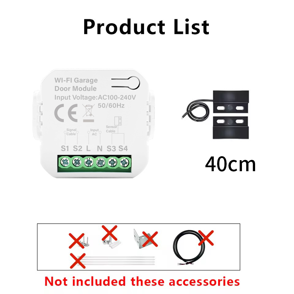 Smart Tuya WiFi Garage Door Sw - огляд і ціна Smart Home Villa