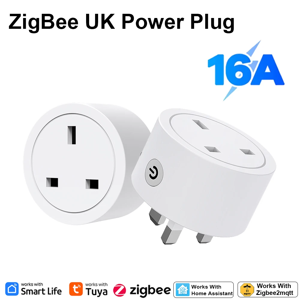 Zigbee Smart Plug 16A UK Socke - огляд і ціна Smart Home Monitoring