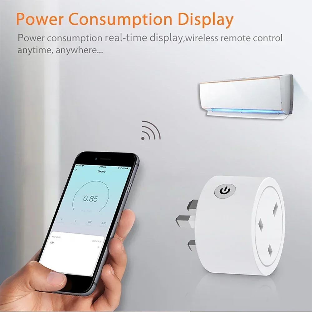 Zigbee Smart Plug 16A UK Socke - огляд і ціна Smart Home Monitoring