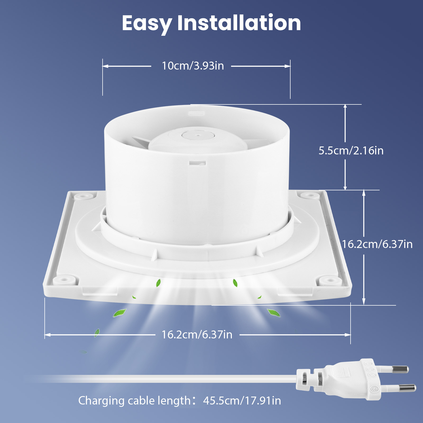 100mm Bathroom Exhaust Fan Dou - огляд і ціна Smart Bathroom Fan
