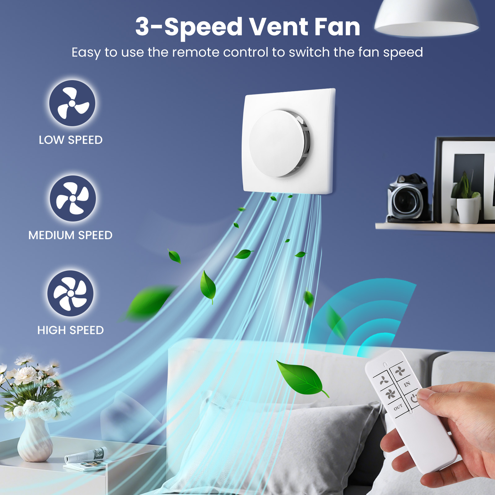 100mm Bathroom Exhaust Fan Dou - огляд і ціна Smart Bathroom Fan