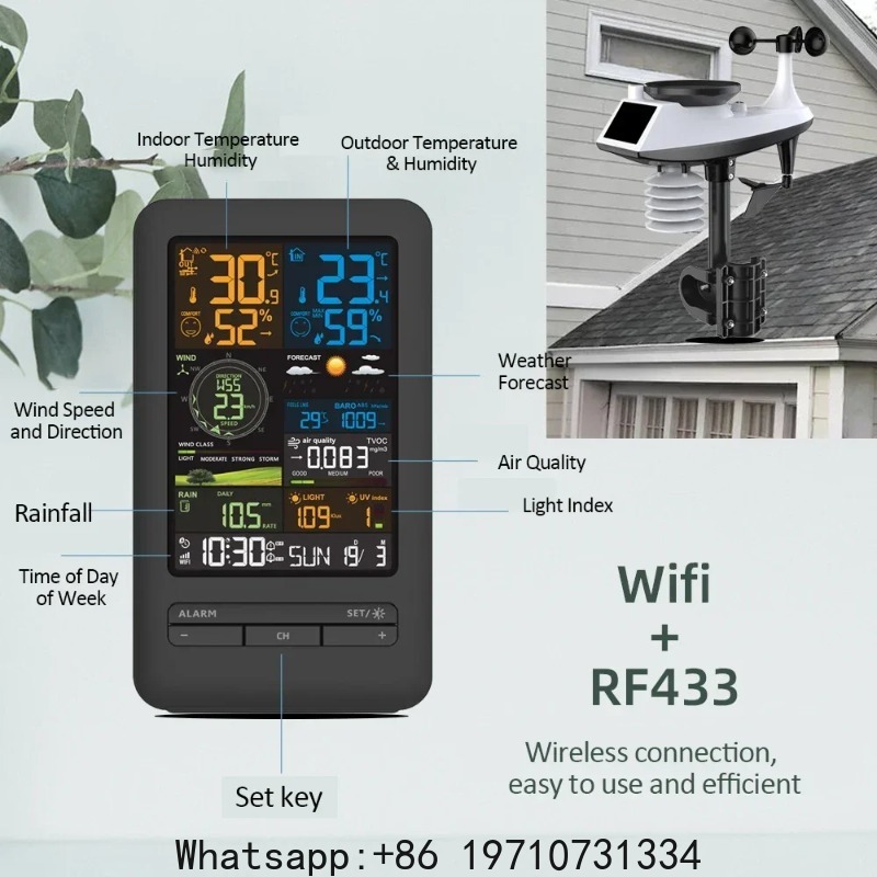 WiFi Smart Weather Station Sma - огляд і ціна Smart Home Monitoring