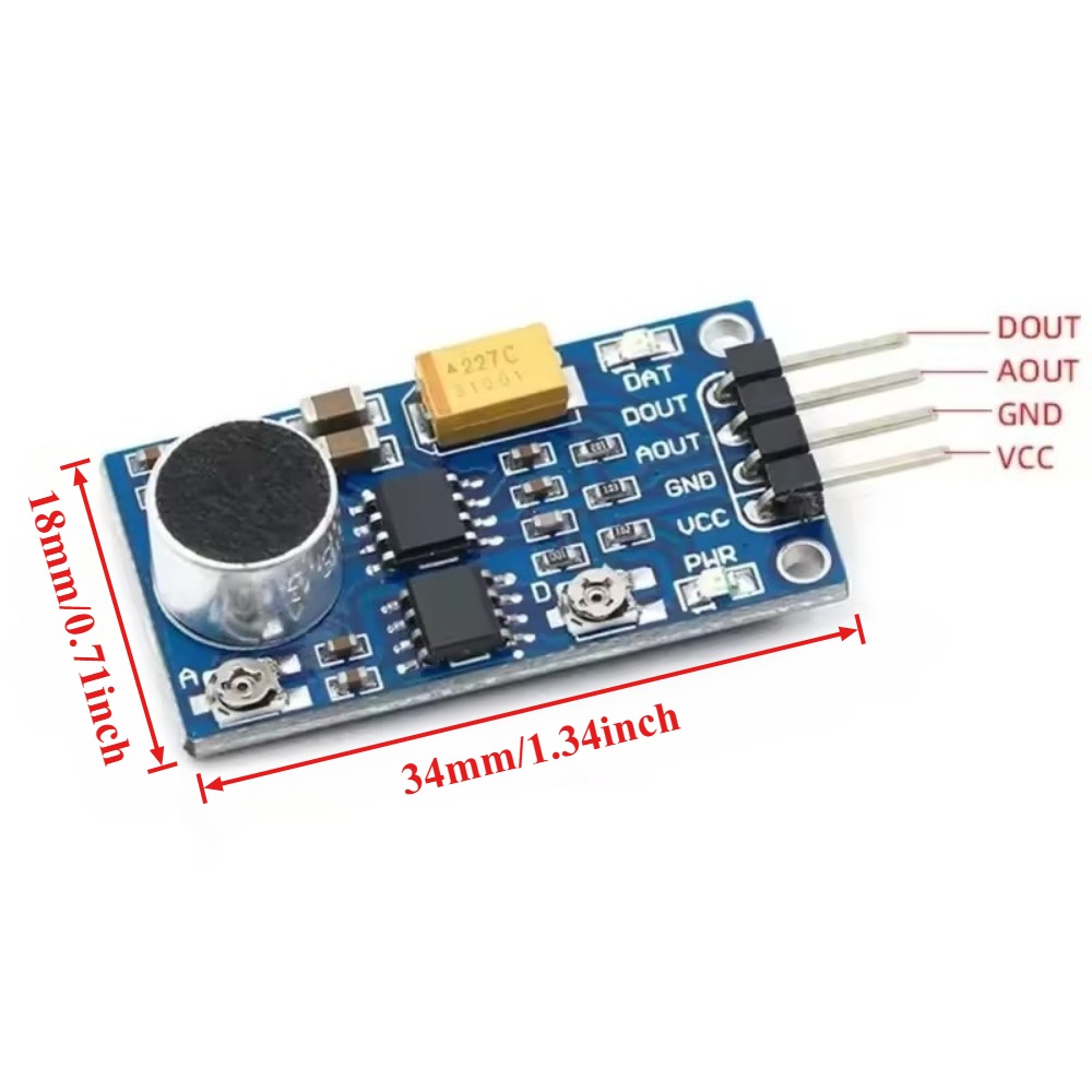 Sound Sensor Module LM386 Voic - огляд і ціна Smart Home Arduino Project
