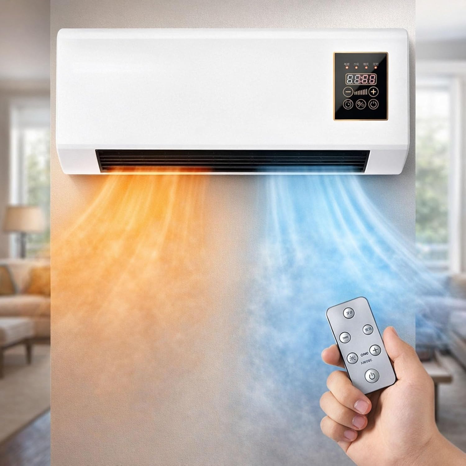 Portable Wall-Mounted Air Cond - огляд і ціна Smart Bathroom Fan
