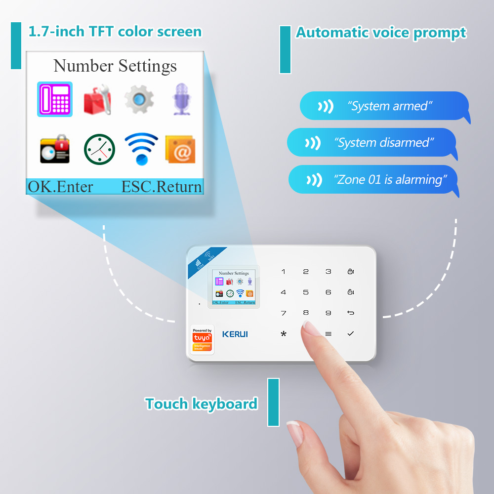 KERUI W181 Alarm System Secutr - огляд і ціна Smart Home Package