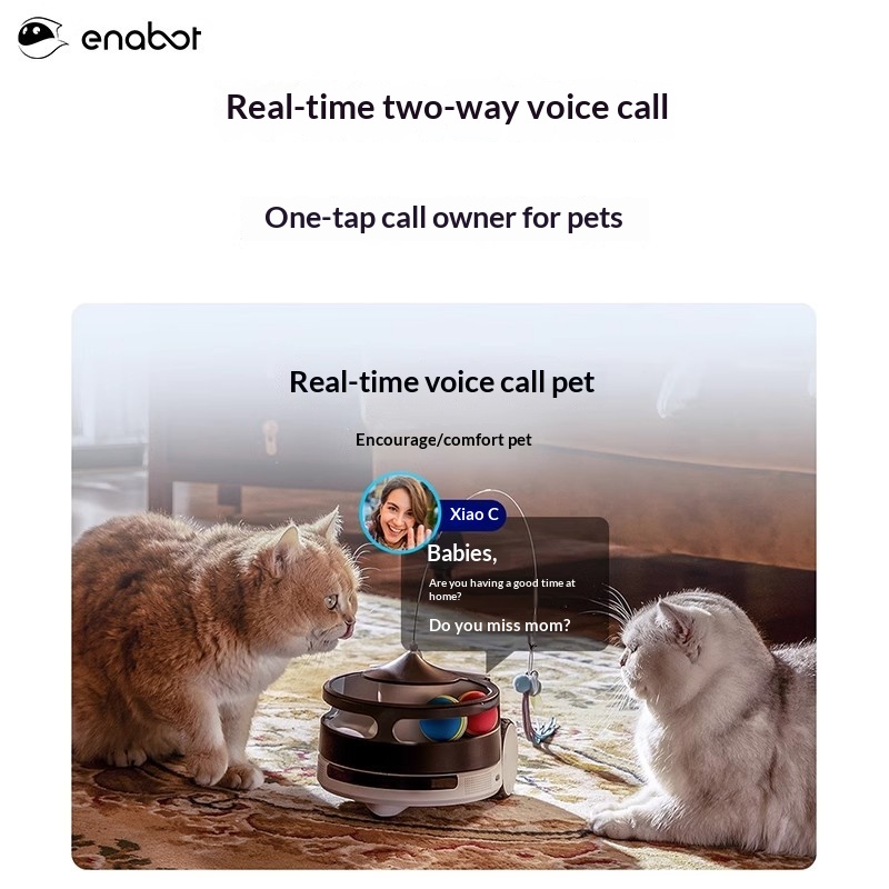 Enabot ROLA PetPal Smart Robot - огляд і ціна Smart Home Monitoring