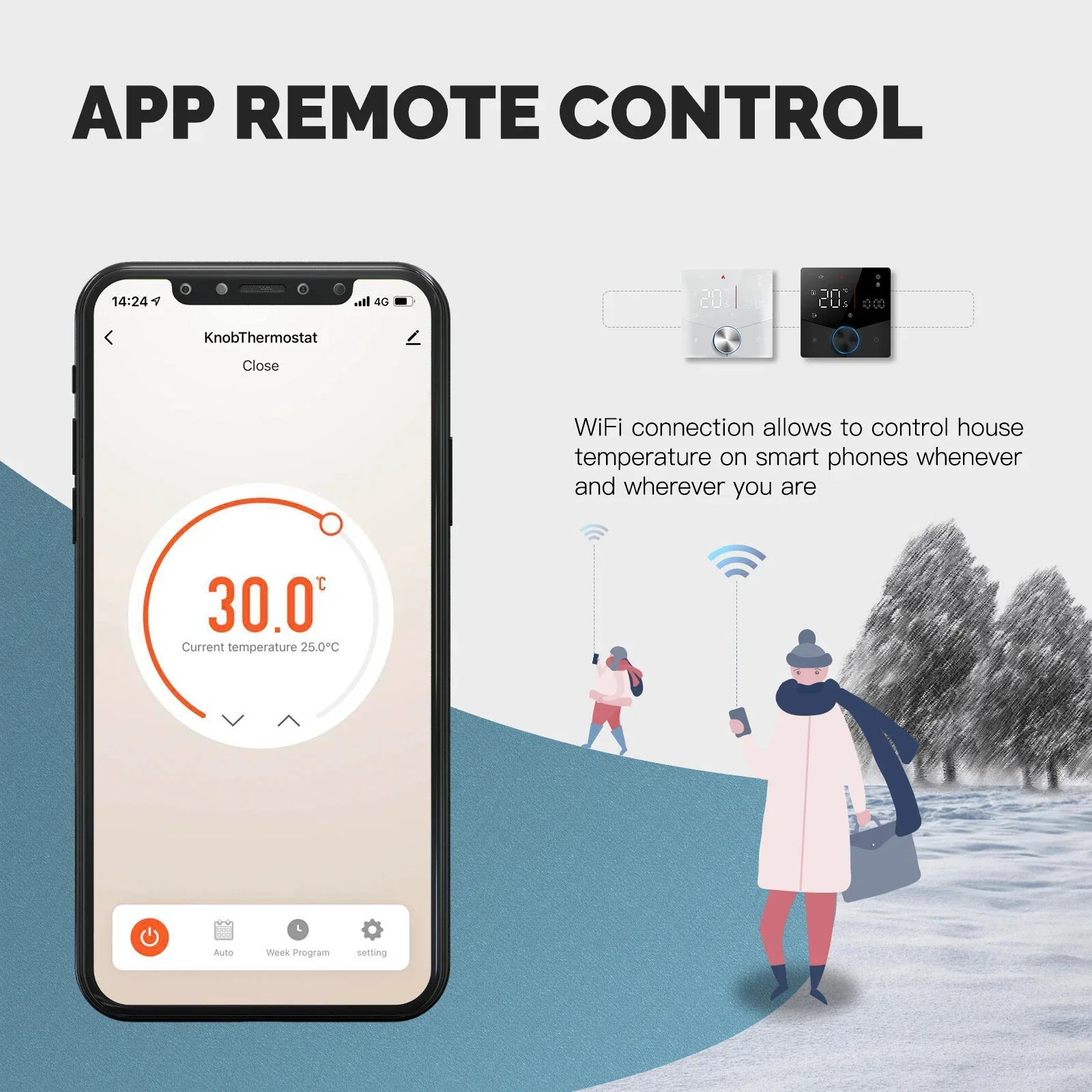 MOES Tuya WiFi Smart Knob Ther - огляд і ціна Smart Home Package