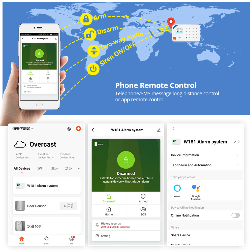 KERUI Security Alarm System Ki - огляд і ціна Smart Home Package