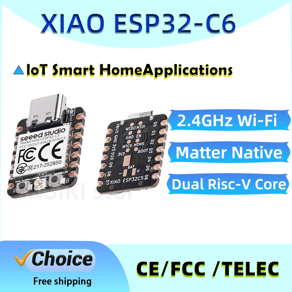XIAO ESP32-C6 Development Boar - огляд і ціна Smart Home Arduino Project