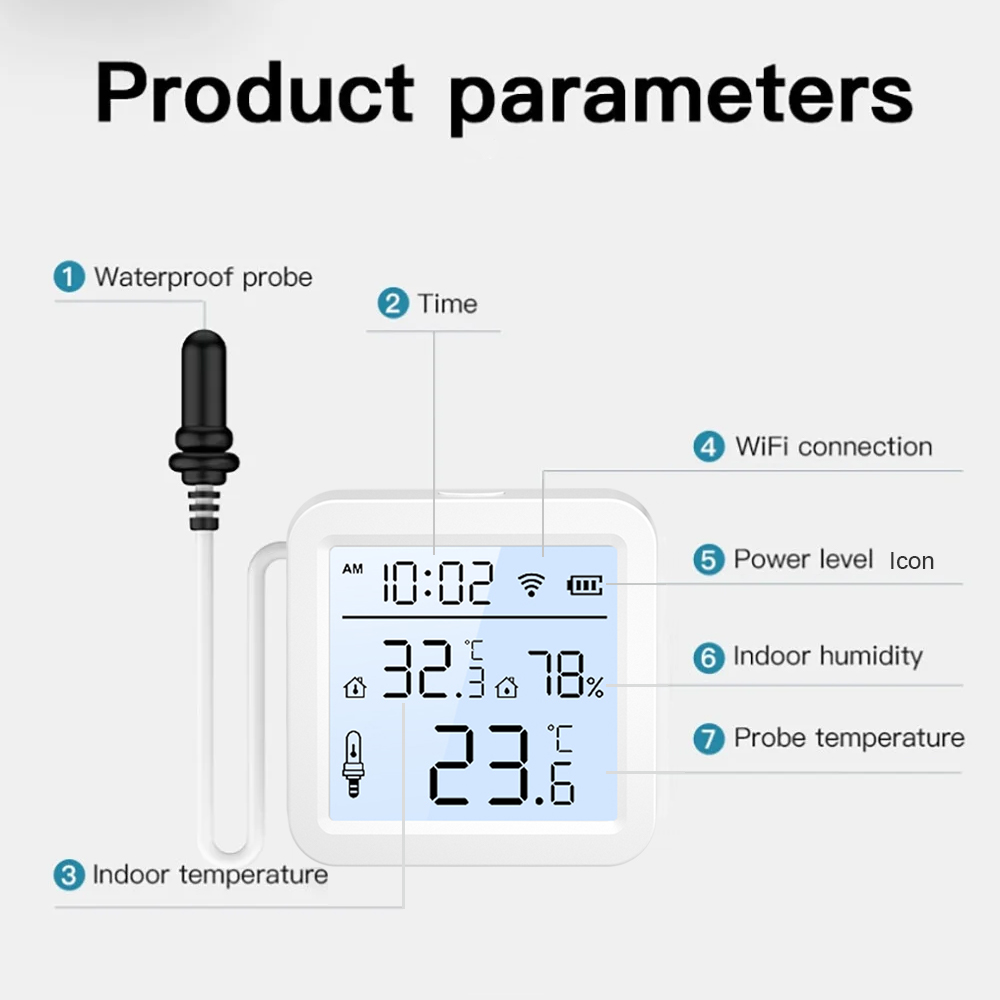 WiFi Humidity Temperature Sens - огляд і ціна Smart Home Monitoring