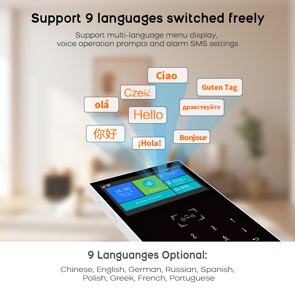 4G GSM WiFi Alarm System Work  - огляд і ціна Smart Home Package