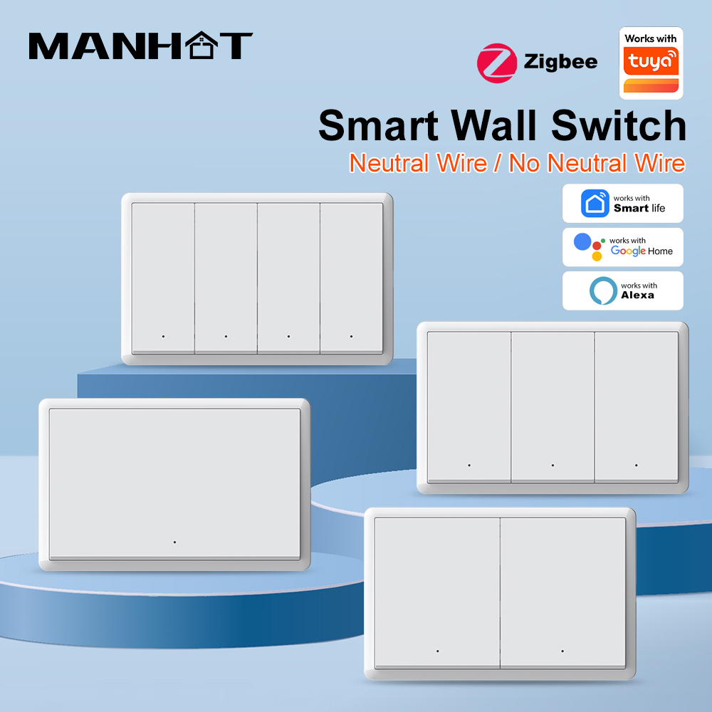 MANHOT ZigBee3.0 Smart Switch  - огляд і ціна Smart Home Switch