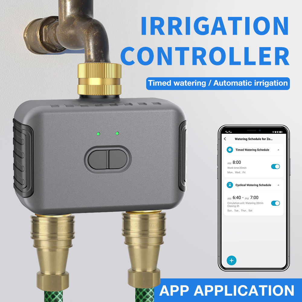 Tuya 2 Zone Watering Timer Gar - огляд і ціна Smart Home Appliances